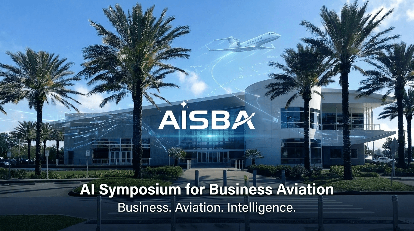 Full Agenda and Sponsor Support for the Inaugural AI Symposium for Business Aviation Revealed